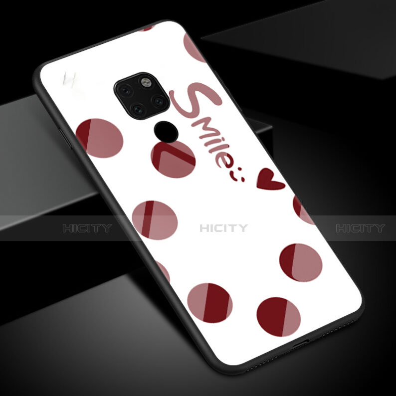 Funda Bumper Silicona Gel Espejo Patron de Moda Carcasa K01 para Huawei Mate 20