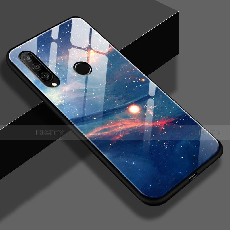 Funda Bumper Silicona Gel Espejo Patron de Moda Carcasa K01 para Huawei P30 Lite New Edition