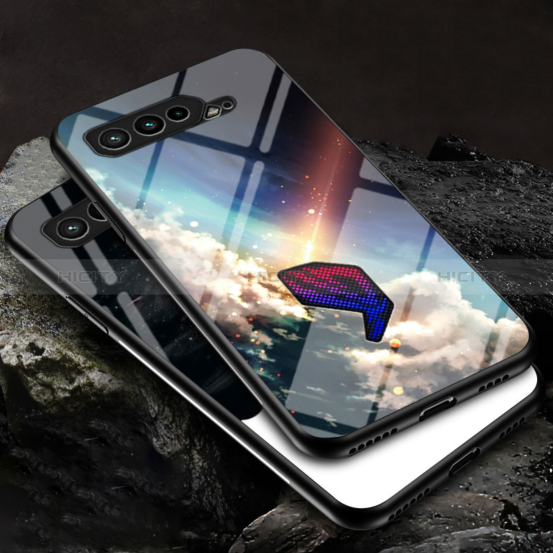 Funda Bumper Silicona Gel Espejo Patron de Moda Carcasa LS1 para Asus ROG Phone 5s