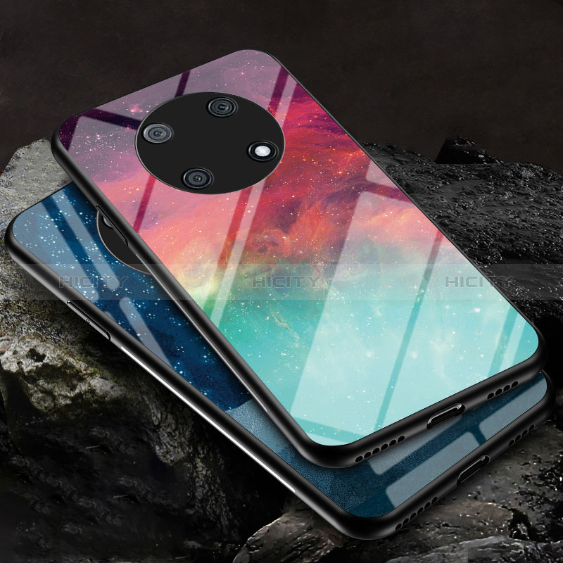 Funda Bumper Silicona Gel Espejo Patron de Moda Carcasa LS1 para Huawei Enjoy 50 Pro