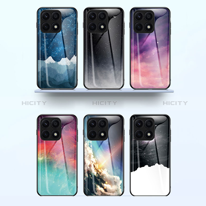 Funda Bumper Silicona Gel Espejo Patron de Moda Carcasa LS1 para Huawei Honor X8 5G