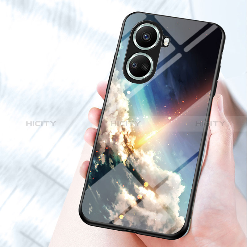 Funda Bumper Silicona Gel Espejo Patron de Moda Carcasa LS1 para Huawei Nova 10 SE