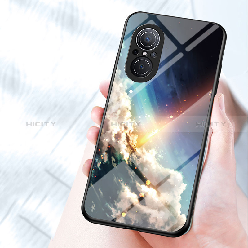 Funda Bumper Silicona Gel Espejo Patron de Moda Carcasa LS1 para Huawei Nova 9 SE