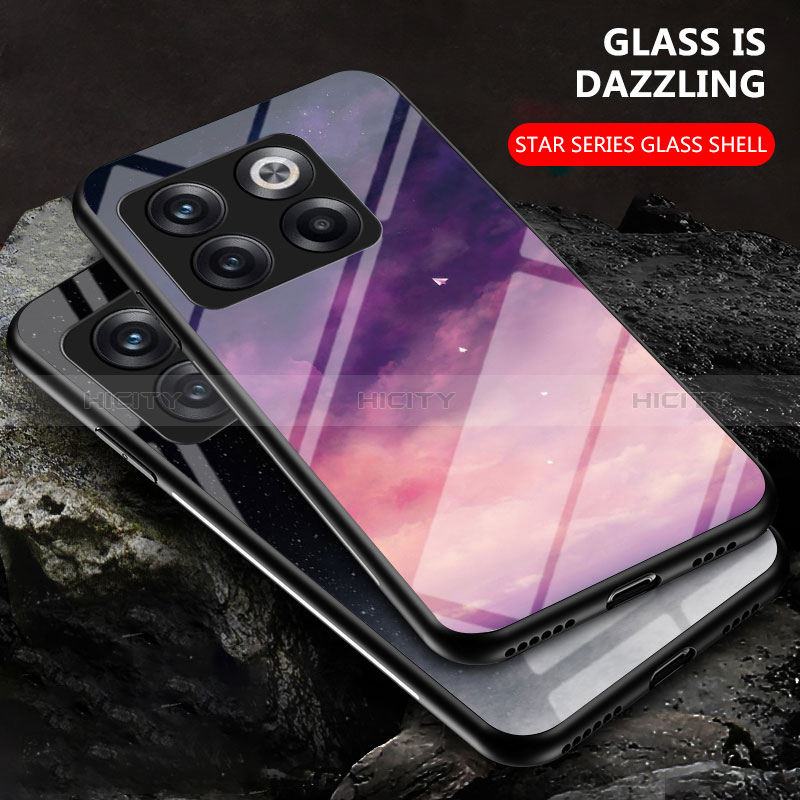 Funda Bumper Silicona Gel Espejo Patron de Moda Carcasa LS1 para OnePlus 10T 5G