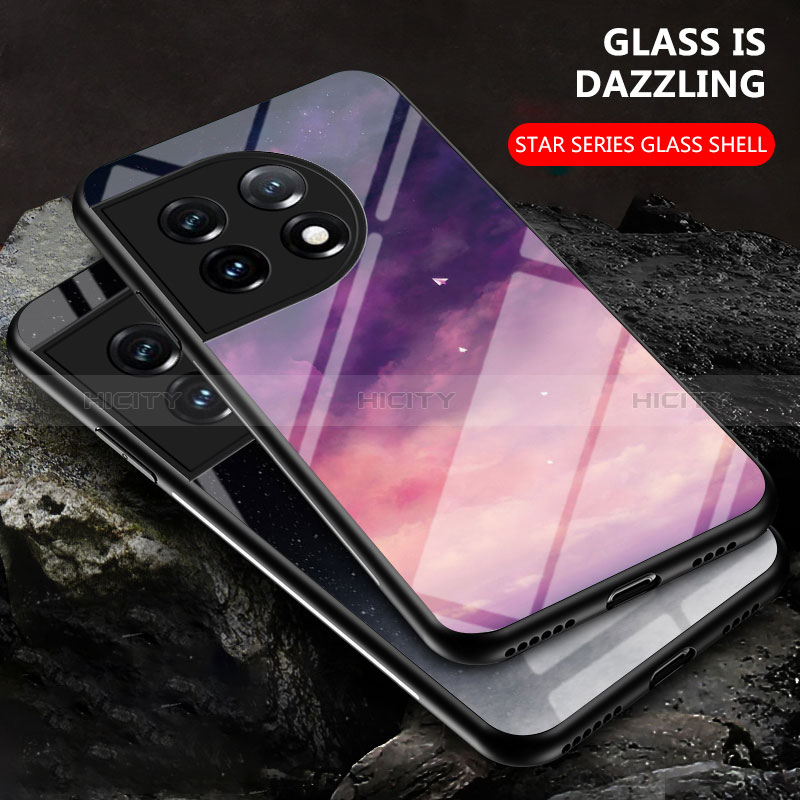 Funda Bumper Silicona Gel Espejo Patron de Moda Carcasa LS1 para OnePlus 11 5G