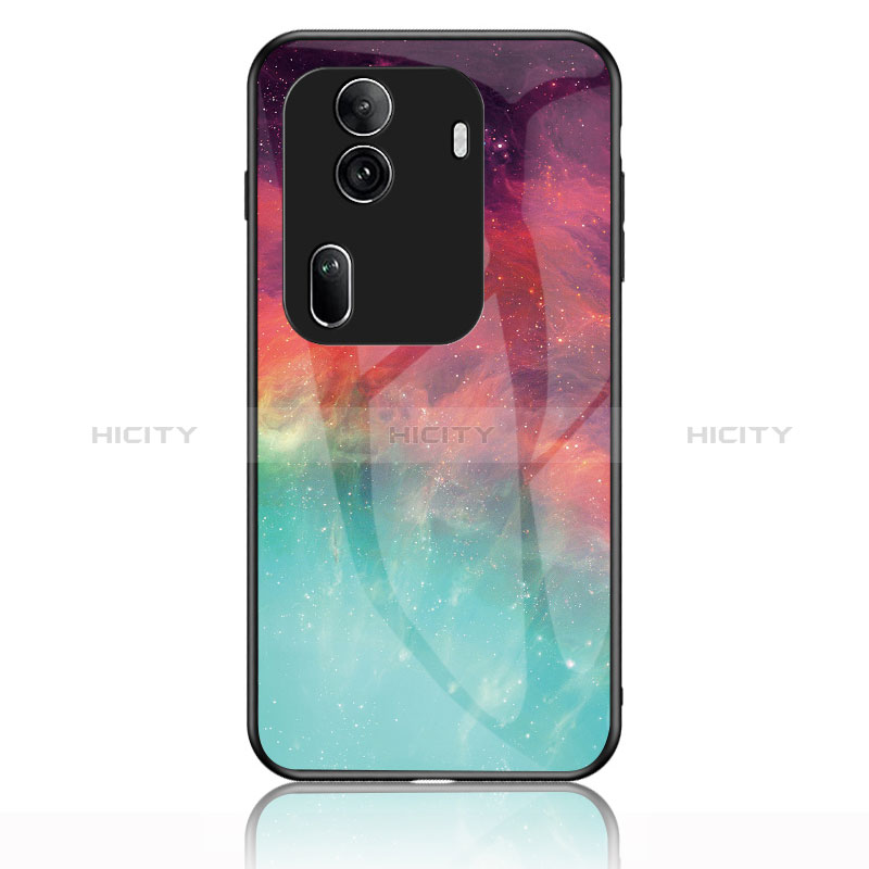 Funda Bumper Silicona Gel Espejo Patron de Moda Carcasa LS1 para Oppo Reno11 Pro 5G