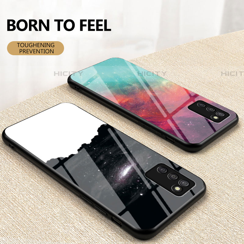 Funda Bumper Silicona Gel Espejo Patron de Moda Carcasa LS1 para Samsung Galaxy A03s