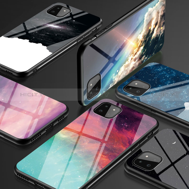 Funda Bumper Silicona Gel Espejo Patron de Moda Carcasa LS1 para Samsung Galaxy A22s 5G