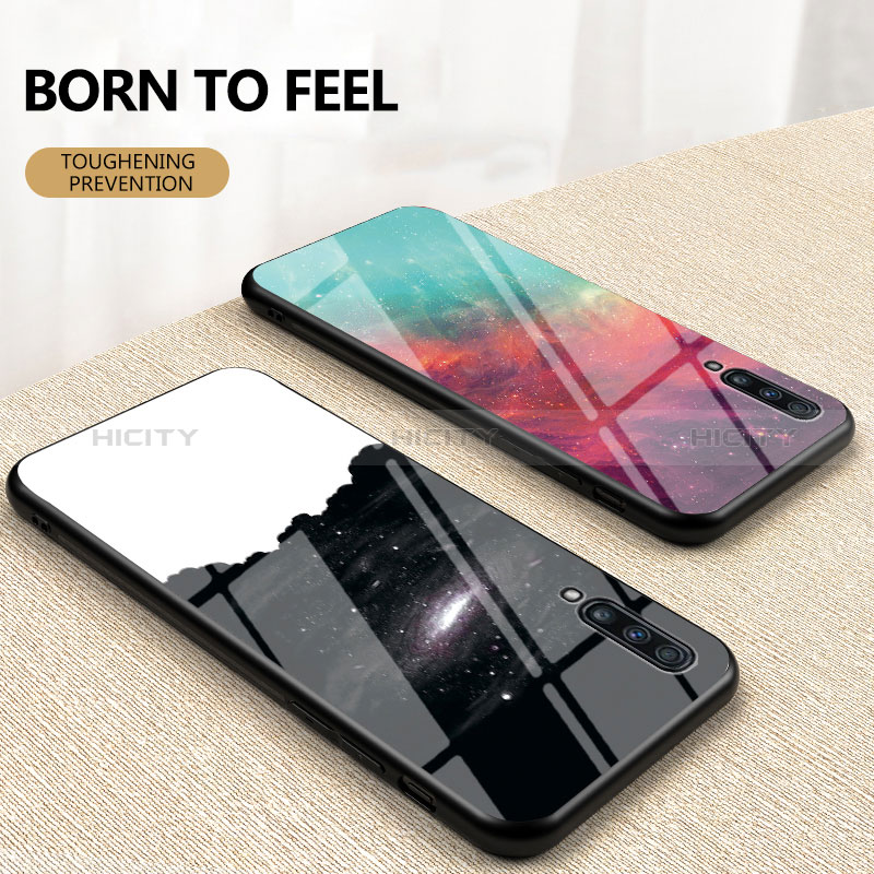 Funda Bumper Silicona Gel Espejo Patron de Moda Carcasa LS1 para Samsung Galaxy A70