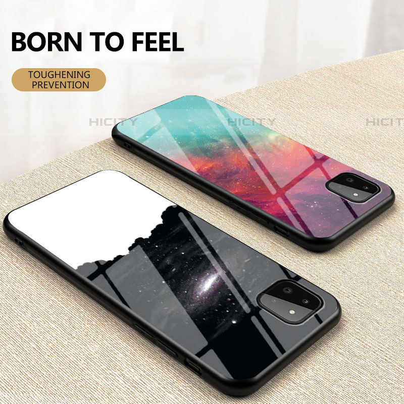 Funda Bumper Silicona Gel Espejo Patron de Moda Carcasa LS1 para Samsung Galaxy F42 5G