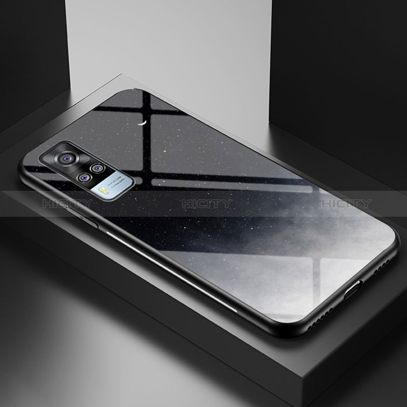 Funda Bumper Silicona Gel Espejo Patron de Moda Carcasa LS1 para Vivo Y53s NFC