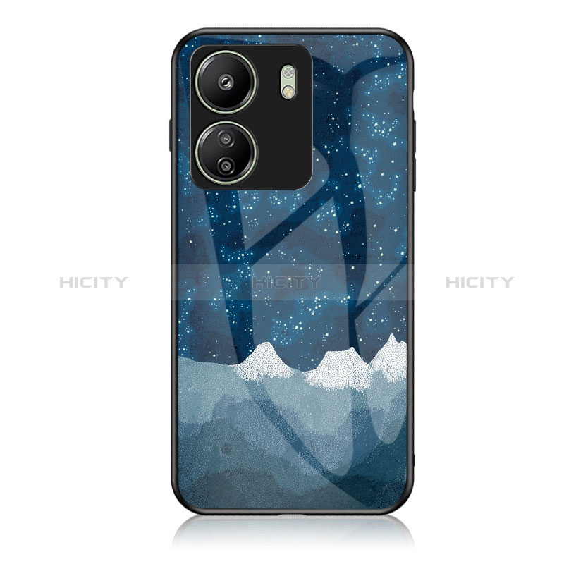 Funda Bumper Silicona Gel Espejo Patron de Moda Carcasa LS1 para Xiaomi Poco C65