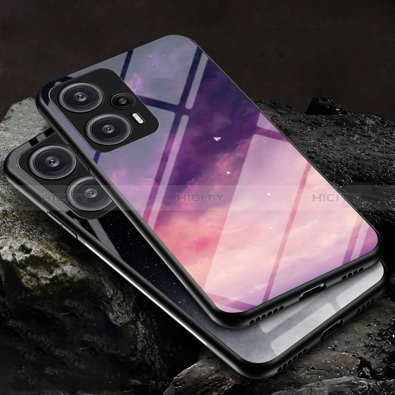 Funda Bumper Silicona Gel Espejo Patron de Moda Carcasa LS1 para Xiaomi Poco F5 5G