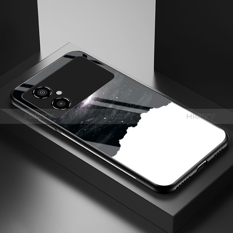 Funda Bumper Silicona Gel Espejo Patron de Moda Carcasa LS1 para Xiaomi Poco M4 5G