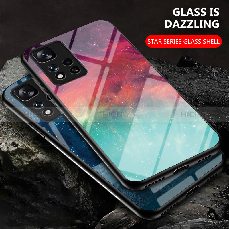 Funda Bumper Silicona Gel Espejo Patron de Moda Carcasa LS1 para Xiaomi Poco X4 NFC