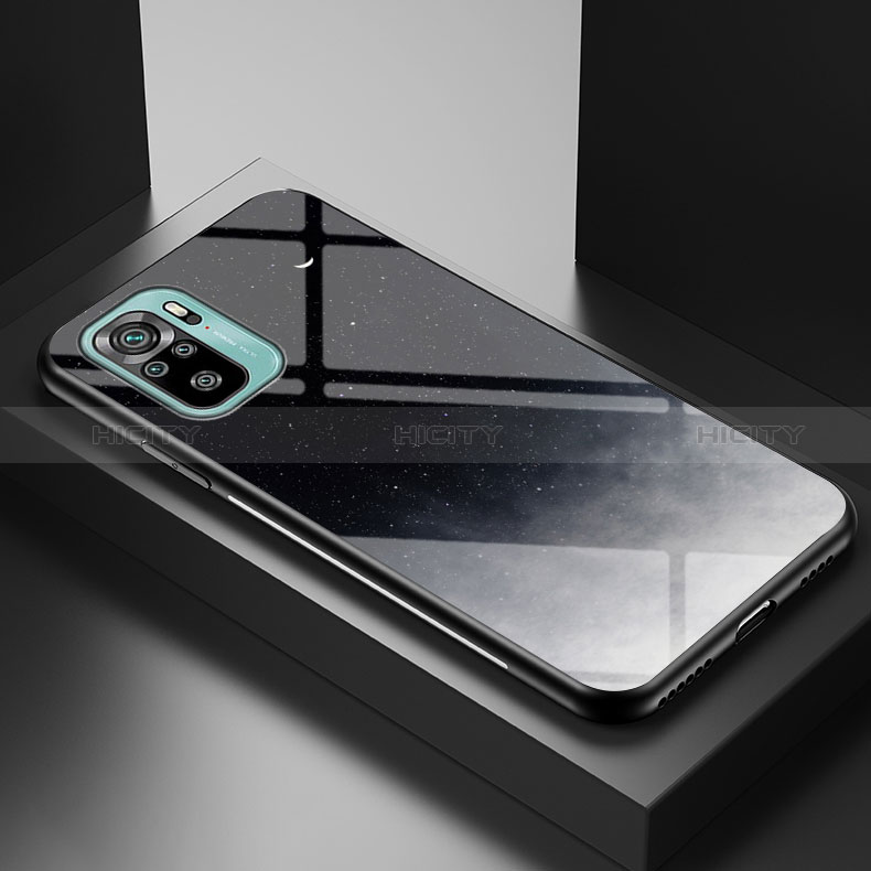 Funda Bumper Silicona Gel Espejo Patron de Moda Carcasa LS1 para Xiaomi Redmi Note 10 4G