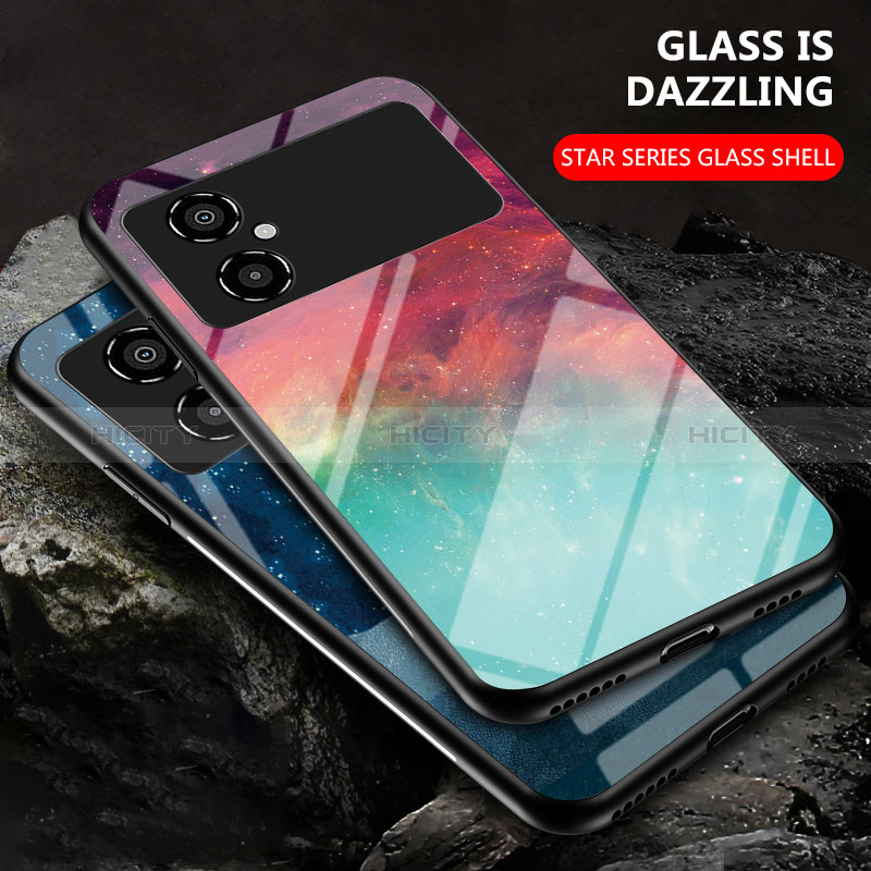 Funda Bumper Silicona Gel Espejo Patron de Moda Carcasa LS1 para Xiaomi Redmi Note 11R 5G