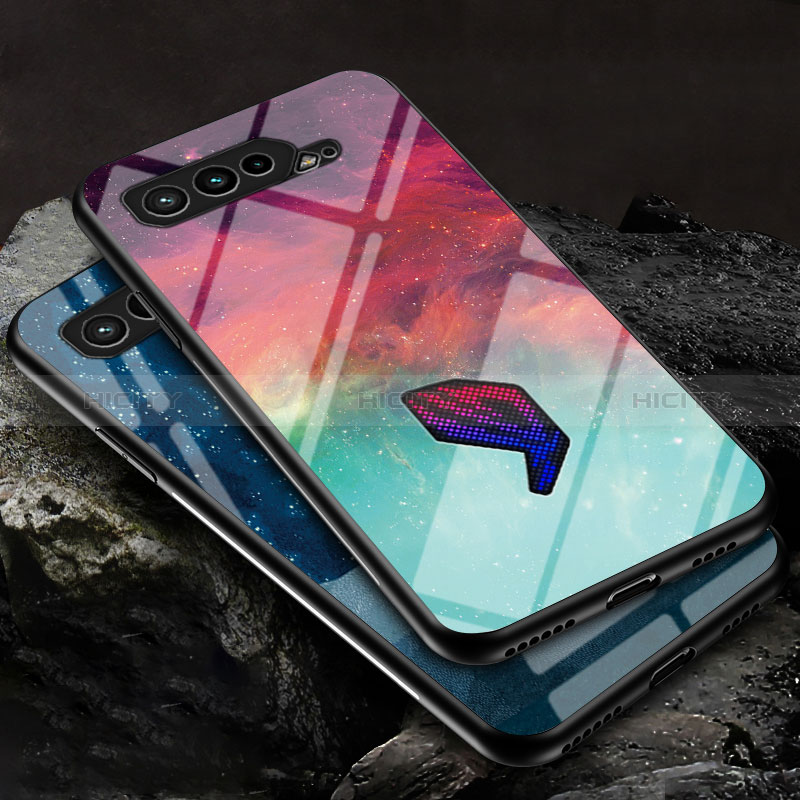 Funda Bumper Silicona Gel Espejo Patron de Moda Carcasa LS2 para Asus ROG Phone 5 Pro