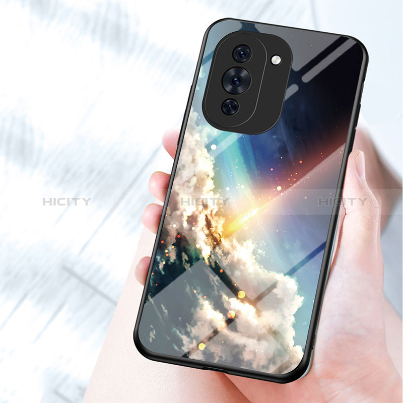 Funda Bumper Silicona Gel Espejo Patron de Moda Carcasa LS2 para Huawei Nova 10 Pro