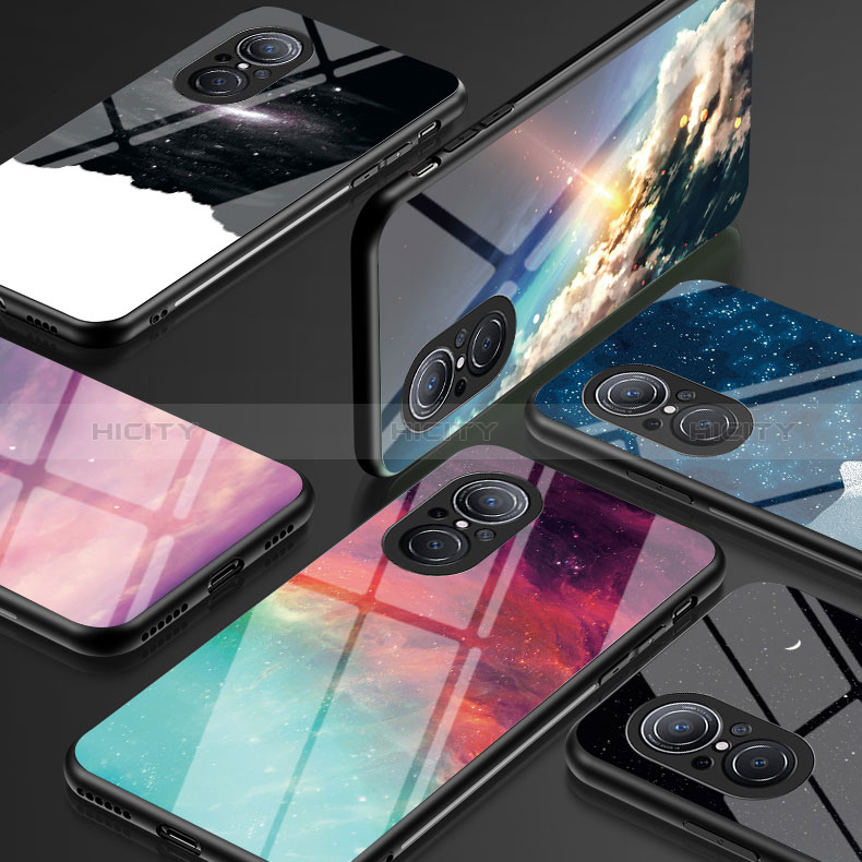 Funda Bumper Silicona Gel Espejo Patron de Moda Carcasa LS2 para Huawei Nova 9 SE