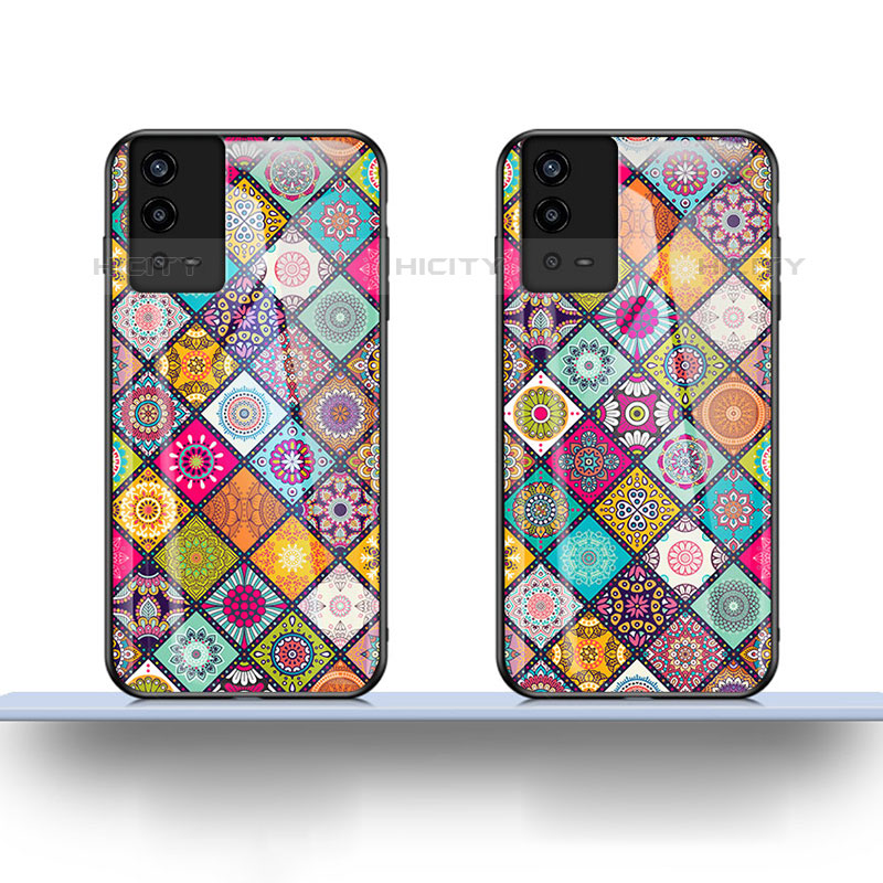 Funda Bumper Silicona Gel Espejo Patron de Moda Carcasa LS2 para Oppo A55 4G