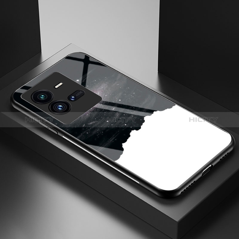 Funda Bumper Silicona Gel Espejo Patron de Moda Carcasa LS2 para Vivo iQOO 10 Pro 5G