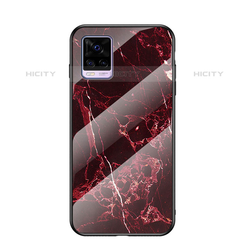 Funda Bumper Silicona Gel Espejo Patron de Moda Carcasa LS2 para Vivo V20 (2021)