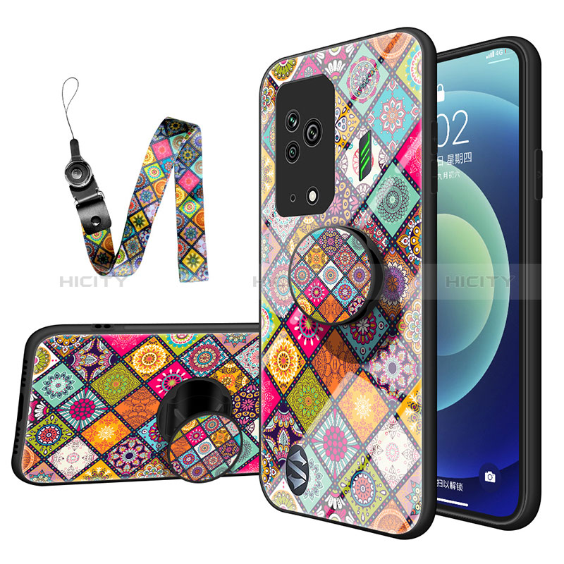 Funda Bumper Silicona Gel Espejo Patron de Moda Carcasa LS2 para Xiaomi Black Shark 5 5G Vistoso