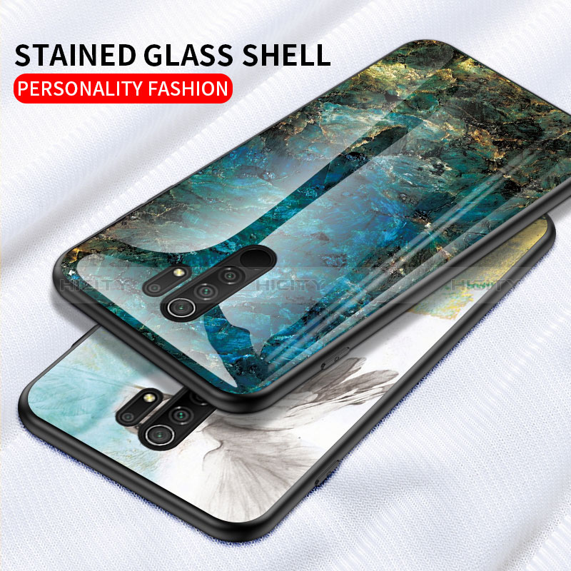 Funda Bumper Silicona Gel Espejo Patron de Moda Carcasa LS2 para Xiaomi Poco M2