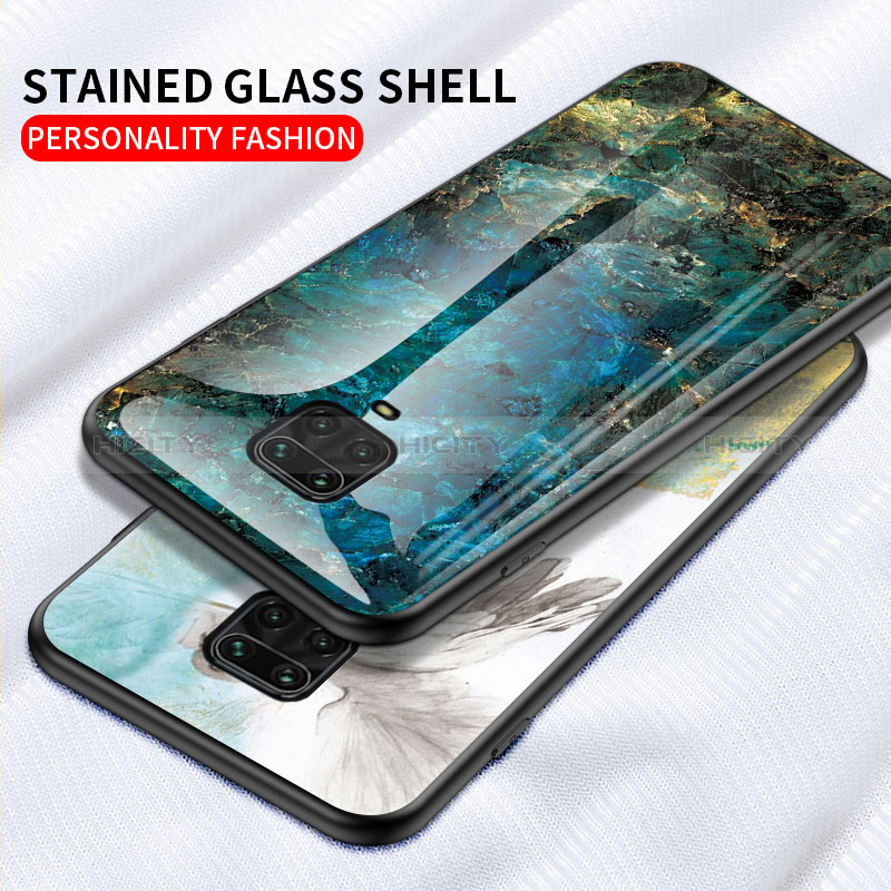 Funda Bumper Silicona Gel Espejo Patron de Moda Carcasa LS2 para Xiaomi Poco M2 Pro