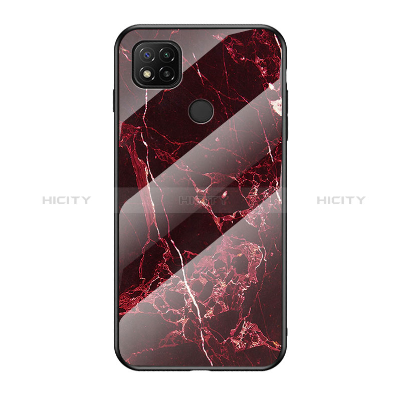 Funda Bumper Silicona Gel Espejo Patron de Moda Carcasa LS2 para Xiaomi Redmi 9 Activ