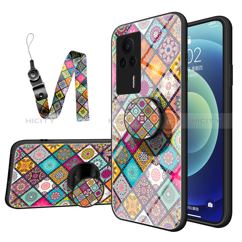 Funda Bumper Silicona Gel Espejo Patron de Moda Carcasa LS2 para Xiaomi Redmi K60E 5G Vistoso