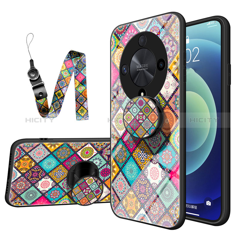 Funda Bumper Silicona Gel Espejo Patron de Moda Carcasa LS3 para Huawei Honor Magic6 Lite 5G Vistoso