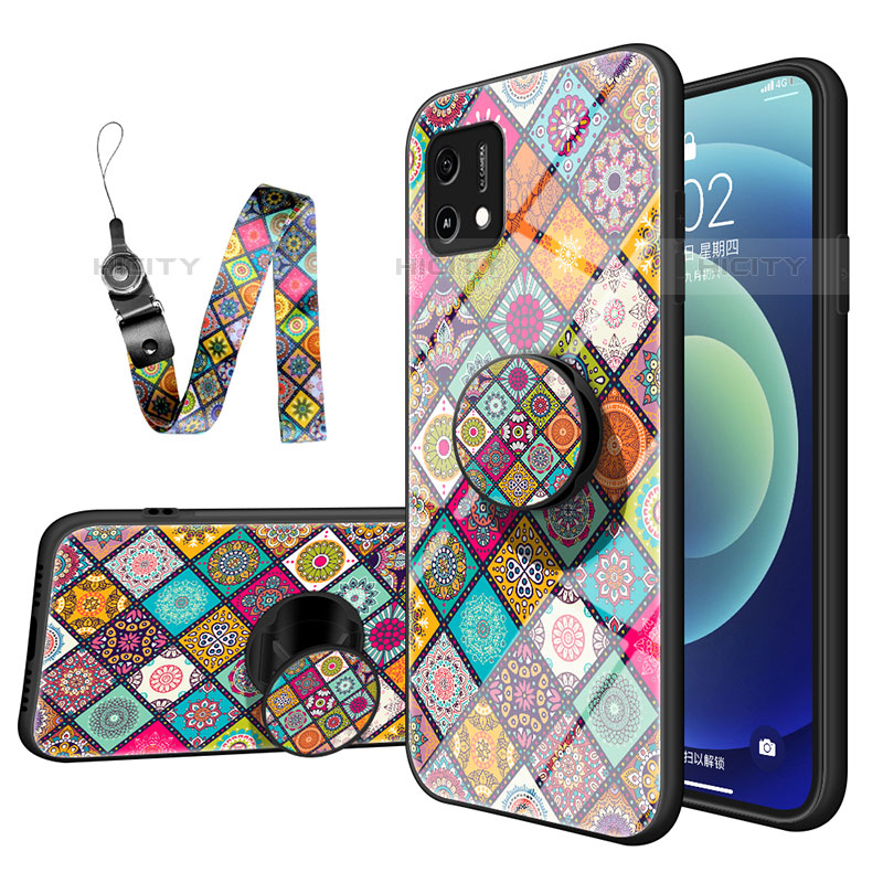 Funda Bumper Silicona Gel Espejo Patron de Moda Carcasa LS3 para Oppo A16e Vistoso