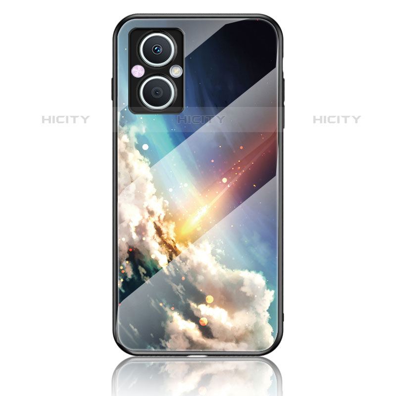 Funda Bumper Silicona Gel Espejo Patron de Moda Carcasa LS4 para Oppo Reno7 Lite 5G Multicolor