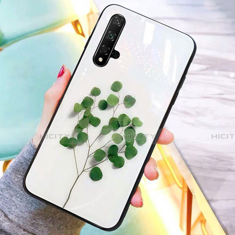 Funda Bumper Silicona Gel Espejo Patron de Moda Carcasa M01 para Huawei Honor 20