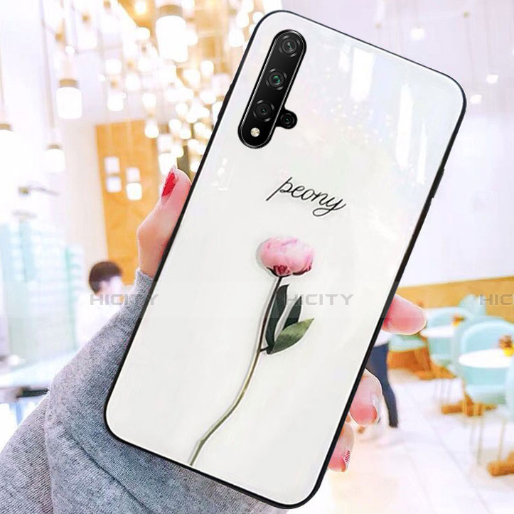 Funda Bumper Silicona Gel Espejo Patron de Moda Carcasa M01 para Huawei Honor 20S