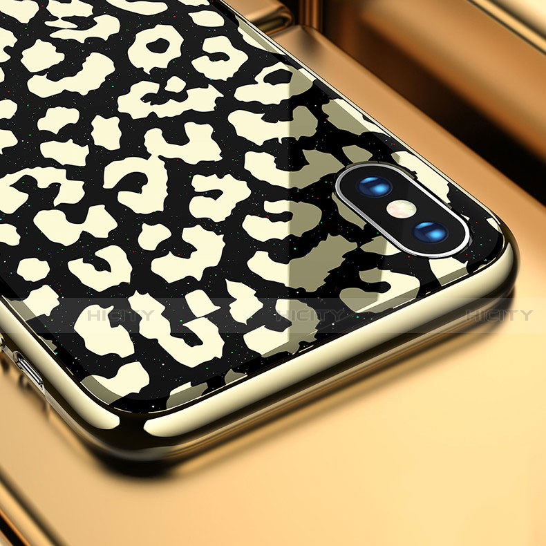 Funda Bumper Silicona Gel Espejo Patron de Moda Carcasa para Apple iPhone Xs Max