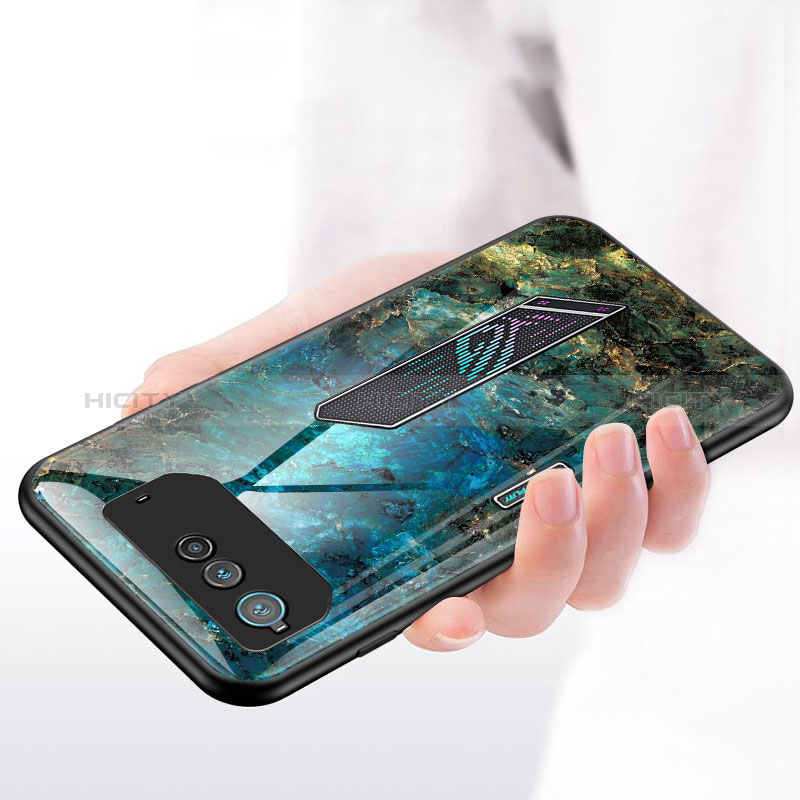 Funda Bumper Silicona Gel Espejo Patron de Moda Carcasa para Asus ROG Phone 6