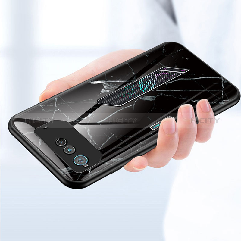 Funda Bumper Silicona Gel Espejo Patron de Moda Carcasa para Asus ROG Phone 6 Pro