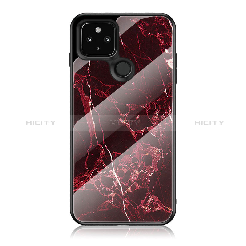 Funda Bumper Silicona Gel Espejo Patron de Moda Carcasa para Google Pixel 5 XL 5G