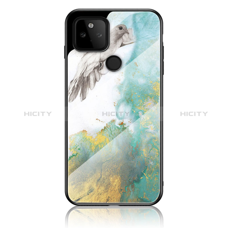 Funda Bumper Silicona Gel Espejo Patron de Moda Carcasa para Google Pixel 5a 5G