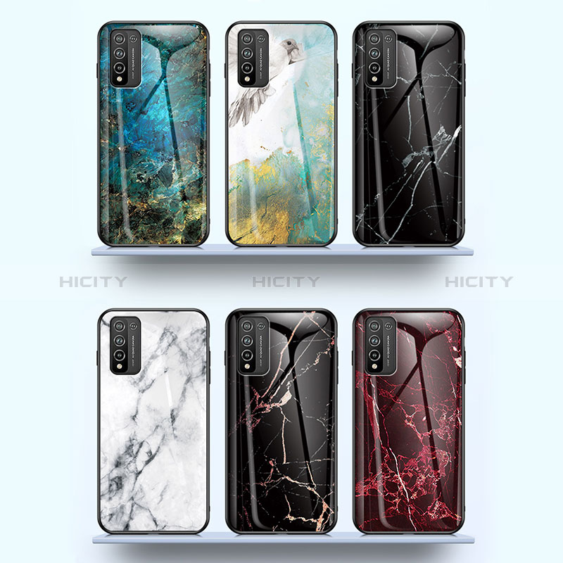 Funda Bumper Silicona Gel Espejo Patron de Moda Carcasa para Huawei Honor 10X Lite