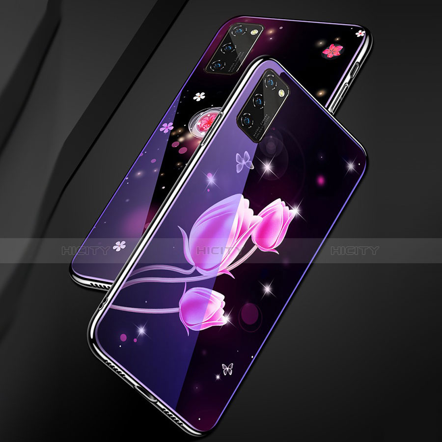 Funda Bumper Silicona Gel Espejo Patron de Moda Carcasa para Huawei Honor V30 Pro 5G