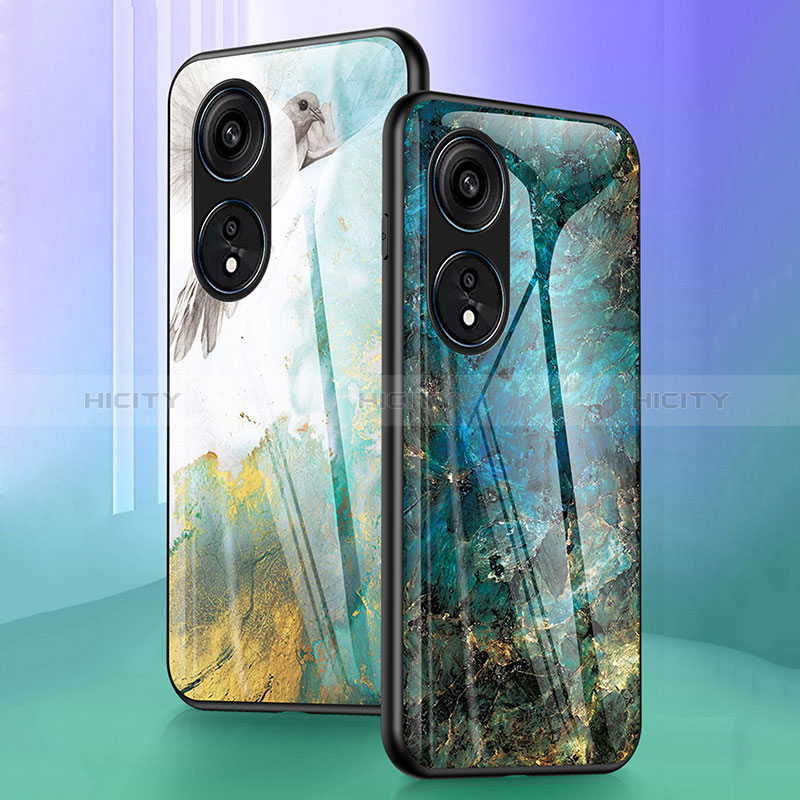 Funda Bumper Silicona Gel Espejo Patron de Moda Carcasa para Huawei Honor X5 Plus