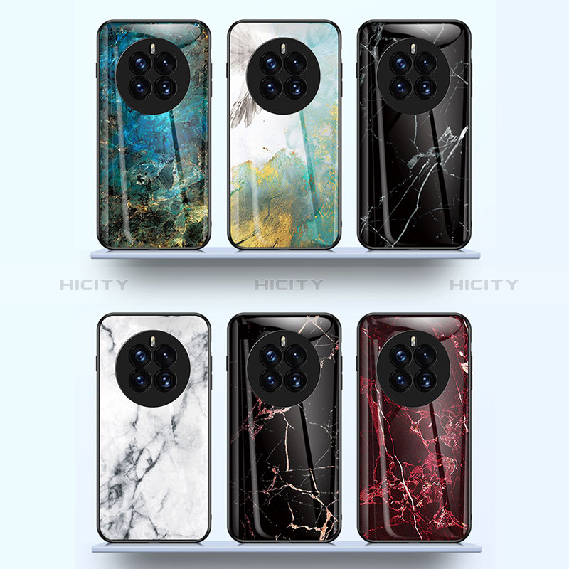 Funda Bumper Silicona Gel Espejo Patron de Moda Carcasa para Huawei Mate 50 Pro