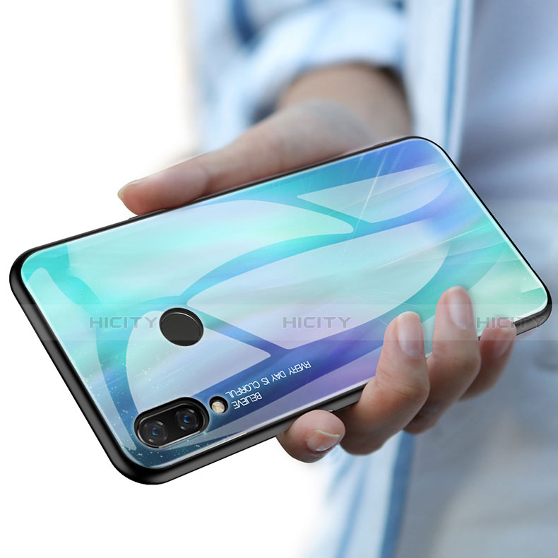 Funda Bumper Silicona Gel Espejo Patron de Moda Carcasa para Huawei Nova 3i