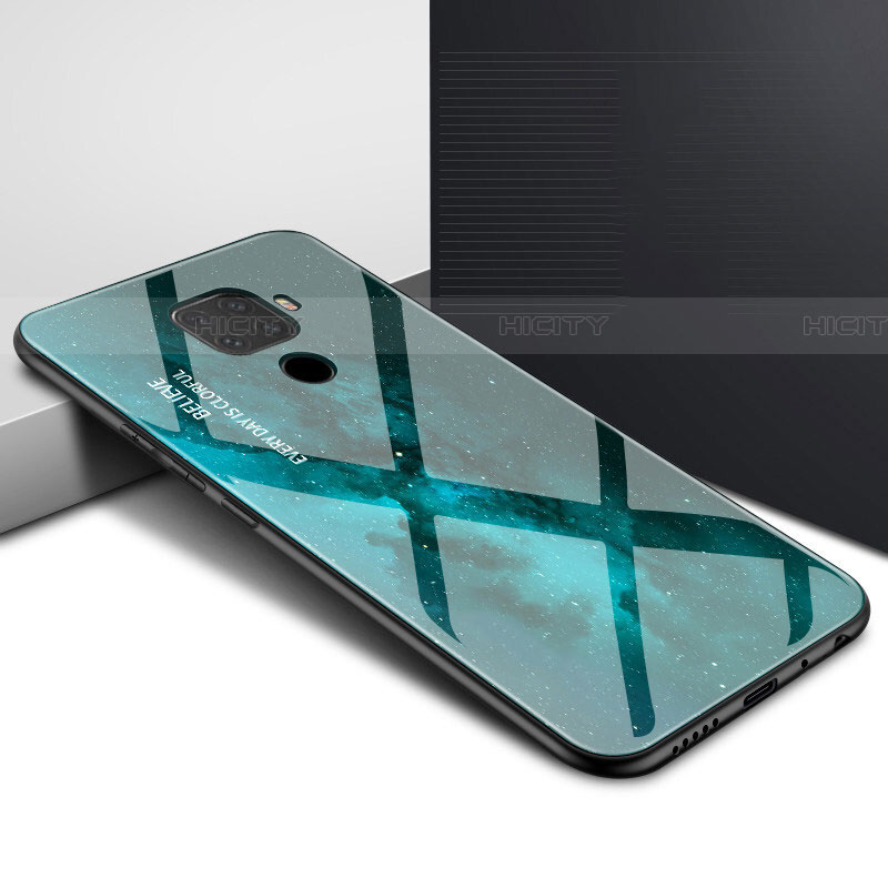 Funda Bumper Silicona Gel Espejo Patron de Moda Carcasa para Huawei Nova 5z