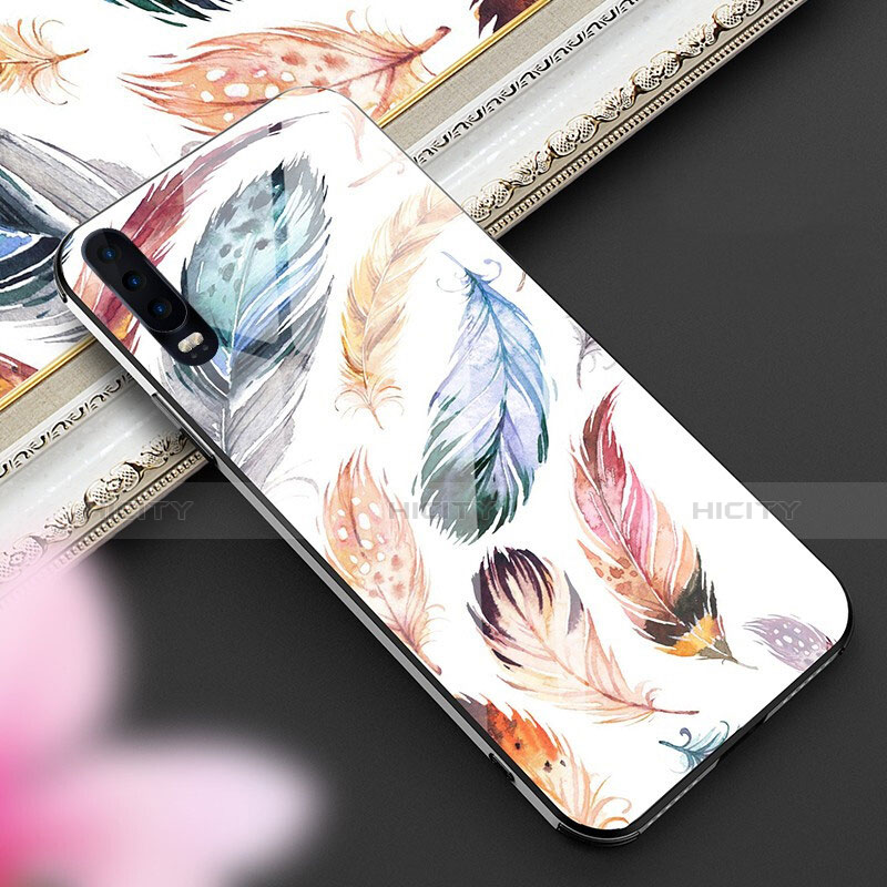 Funda Bumper Silicona Gel Espejo Patron de Moda Carcasa para Huawei P30 Vistoso