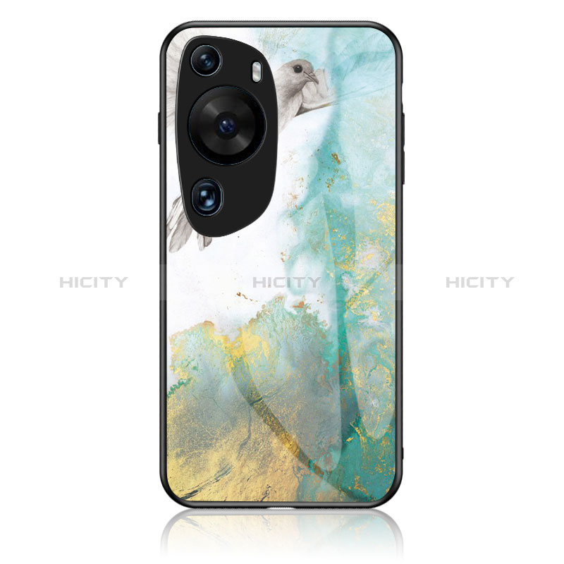 Funda Bumper Silicona Gel Espejo Patron de Moda Carcasa para Huawei P60 Art